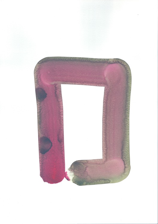 PLW23.044 Purple Haze I, 27.01.23, [2023], watercolour on paper, 42 x 29.5 cm signed